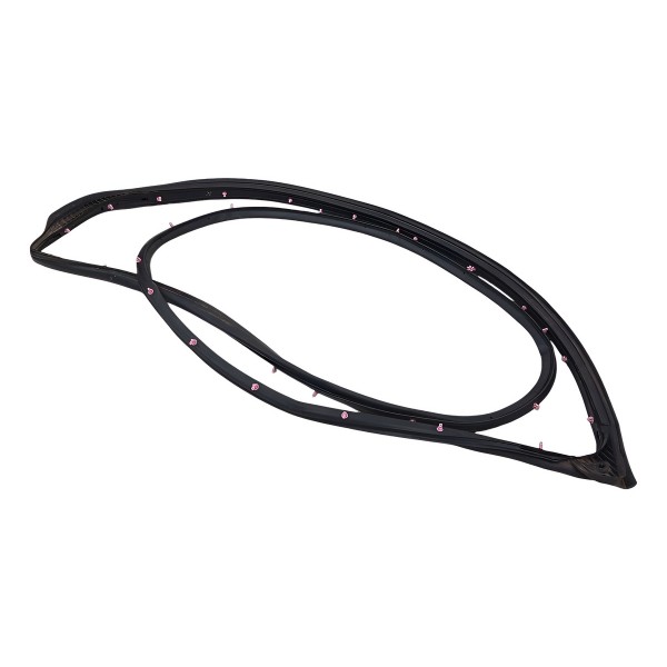 Borracha Vedação Porta Dianteira Esquerda Nissan Versa 2020 Preto