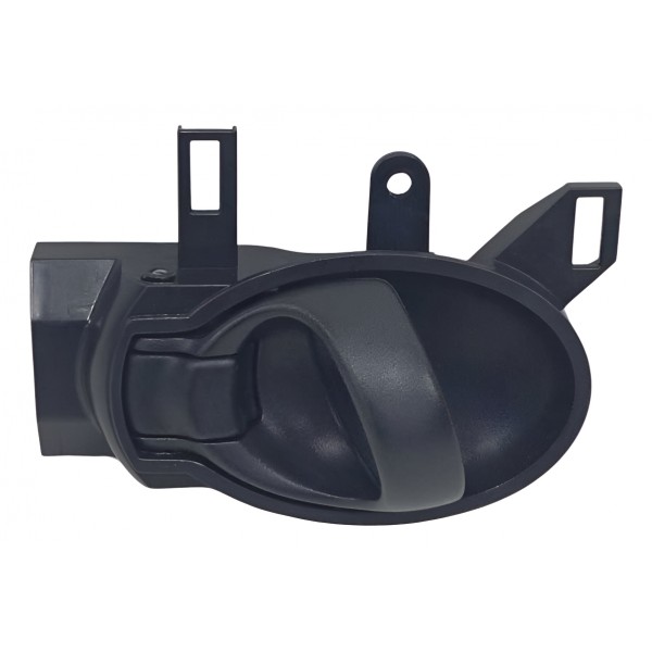 Maçaneta Interna Porta Dianteira Direita Nissan Versa 2018 Preto Dianteira