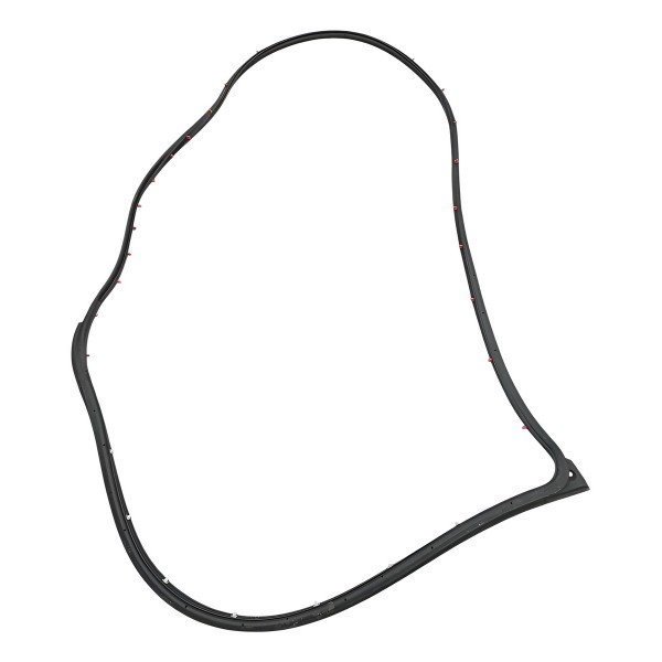 Borracha Vedaçao Porta Dianteira Esquerda  Nissan Kicks 2022 Preto