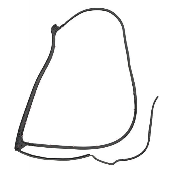 Borracha Vedaçao Porta Traseira Esquer Honda City Hatch 2023 Preto