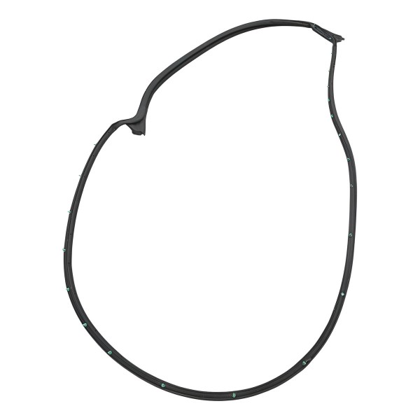 Borracha Vedação Porta Dianteira Dir Honda City Hatch 2023 Cinza-escuro