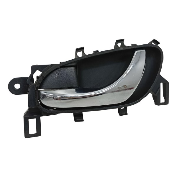 Maçaneta Interna Porta Dianteira Esq Nissan Frontier 2017  Preto Dianteira