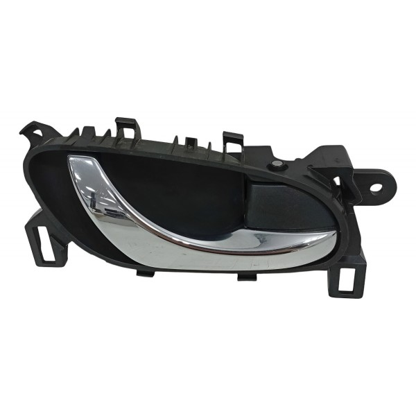 Maçaneta Interna Porta Dianteira Dir Nissan Frontier 2017 Preto Dianteira