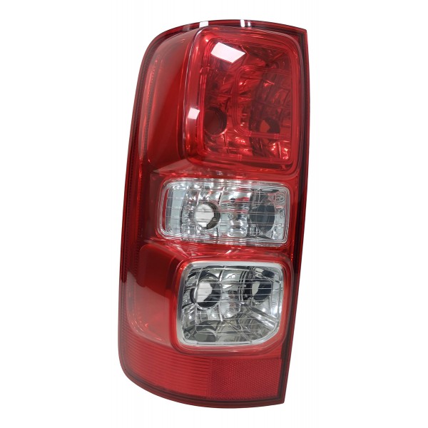 Lanterna Traseira Esquerda Gm S10 2014 Esquerdo/motorista Vermelha / Branca