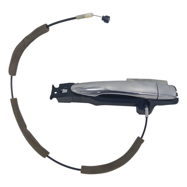 Maçaneta Externa Porta Traseira Esquerd Nissan Frontier 2017 Preto Traseira