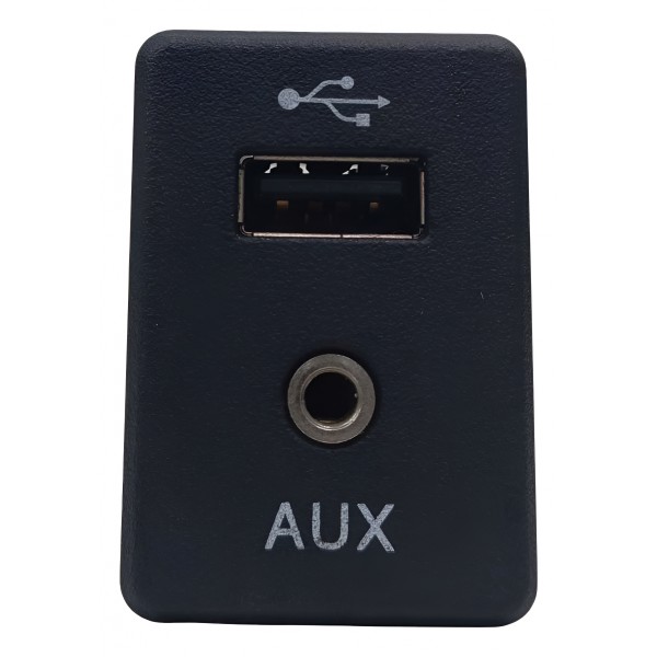 Tomada Usb Aux Nissan Frontier 2017 Preto