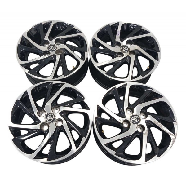 Jogo Roda 15 Liga Leve Toyota Yaris Xls15 2024 Detalhe