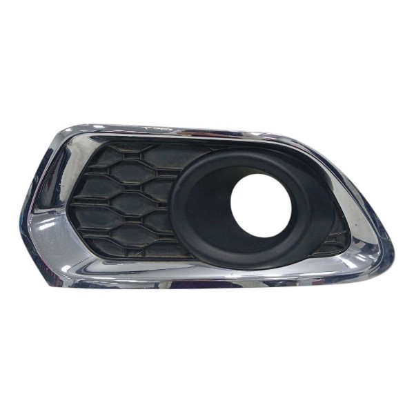 Moldura Esquerda Farol Milha Renault Sandero 2018 Detalhe Preto Esquerdo