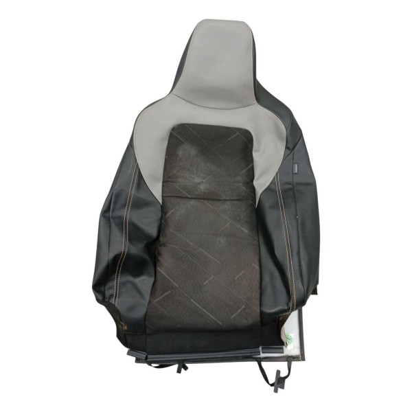 Capa Encosto Banco Dianteiro Esquerdo Chevrolet Onix 2020 Preto