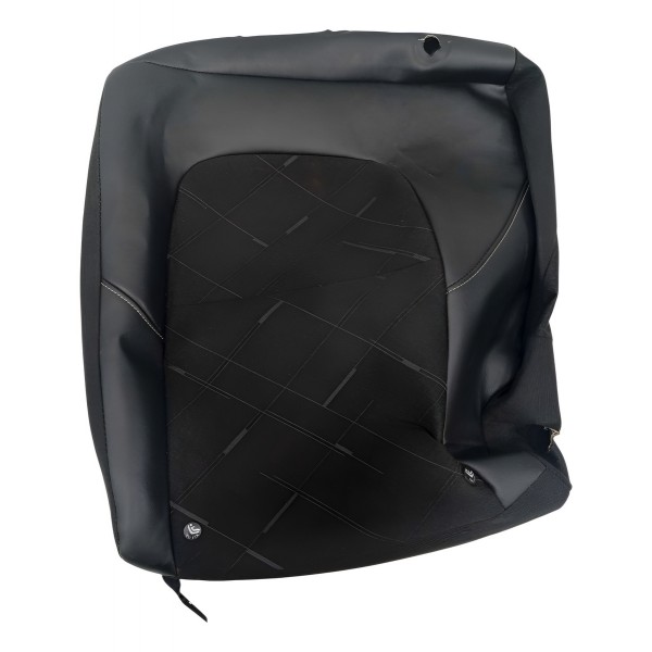 Capa Encosto Banco Traseiro Esq Chevrolet Onix 2020 Preto