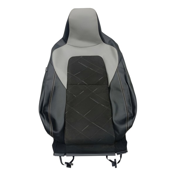 Capa Encosto Banco Dianteiro Direito Chevrolet Onix 2020 Preto