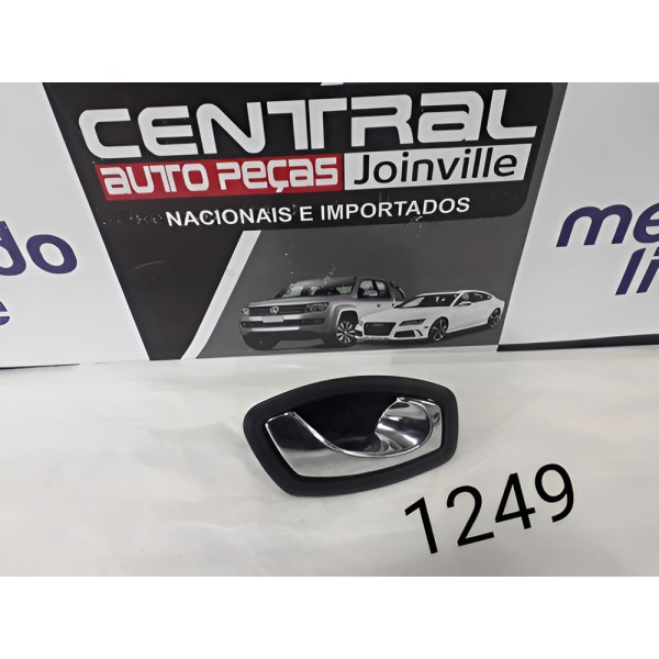 Maçaneta Interna Traseira Direita Renault Fluence 2016 2017 Cinza Traseira