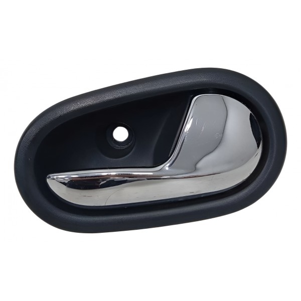 Maçaneta Interna Porta Dianteira Dir Renault Sandero 2018 Preto Dianteira