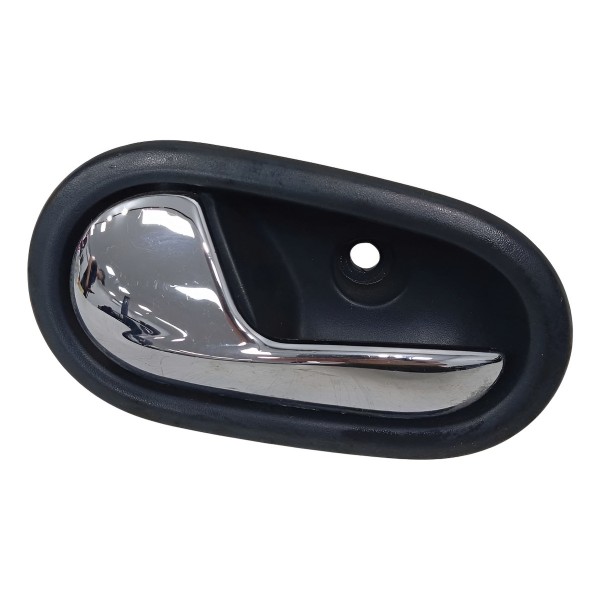 Maçaneta Interna Porta Dianteira Esq Renault Sandero 2018 Preto Dianteira