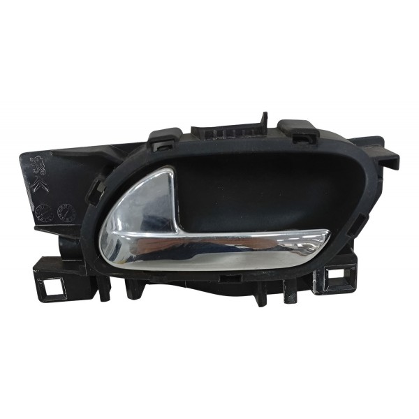 Maçaneta Interna Porta Dianteira Esquerda Citroën C3 2014 Preto Dianteira