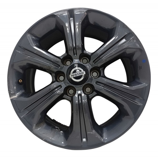 Roda Aro Liga Leve R16 Nissan Frontier 2022 N3 Detalhe Cinza