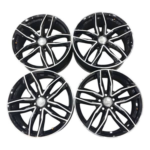 Jogo Roda Aro Liga Leve R18 Audi A3 2018 Preto