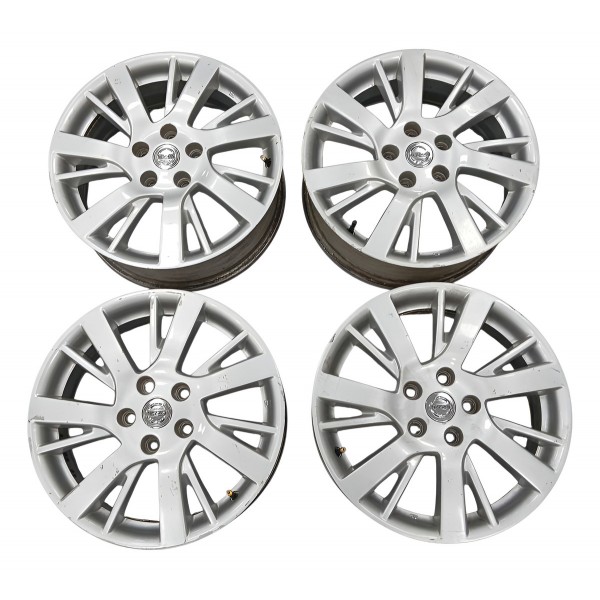 Jogo Roda Aro Liga Leve R17 Nissan Sentra 2015 Prateado