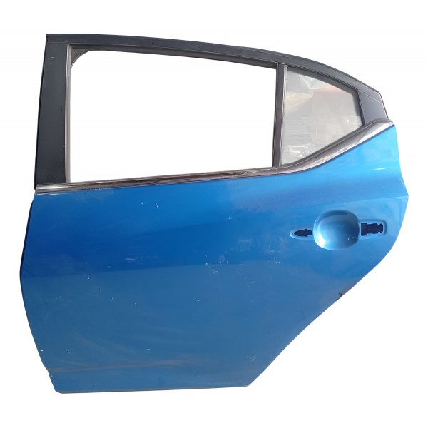 Porta Lata Traseira Esquerda Nissan Sentra 2023 Detalhe Traseira Esquerda Azul