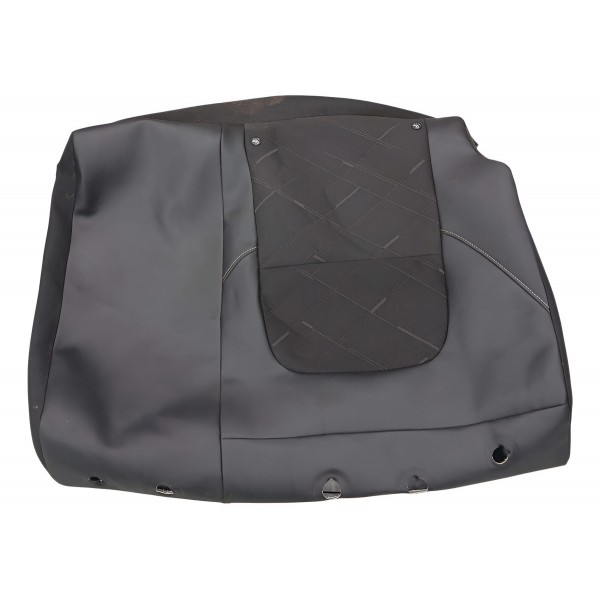 Capa Encosto Banco Traseiro Direito Chevrolet Onix 2020 Preto