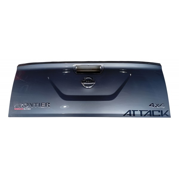 Tampa Traseira Lata Caçamba Nissan Frontier 2022 Detalhe Cinza