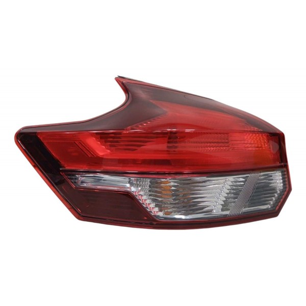 Lanterna Traseira Esquerda Nissan Kicks 2018 Esquerdo/motorista Vermelho