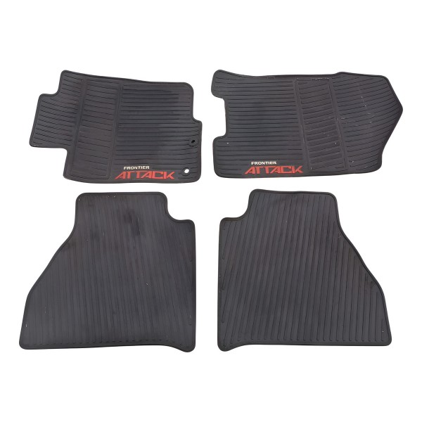 Jogo Tapete Borracha Nissan Frontier 2022 Cinza