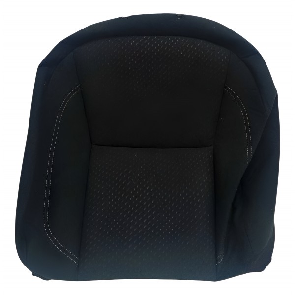 Capa Encosto Banco Dianteiro Esquerdo Nissan Frontier 2021 Preto