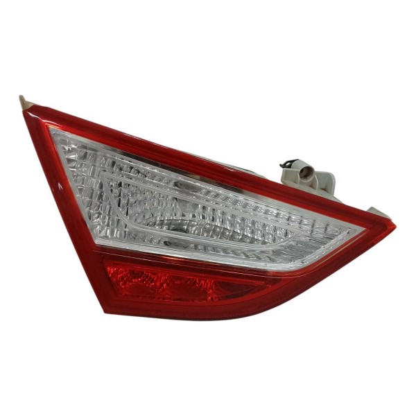 Lanterna Esquerda Tampa Traseira Hyundai Sonata 2011 Detalhe Esquerdo/motorista Transparente