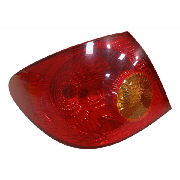 Lanterna Traseira Esquerda Toyota Corolla 2006 Detalhe  Esquerdo/motorista Vermelho