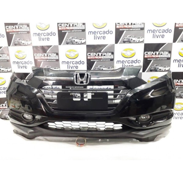 Parachoque Dianteiro Completo C/ Grade Honda Hrv 2017 2018 Preto