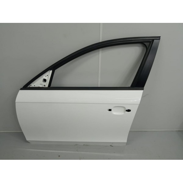 Porta Dianteira Esquerda Audi A4 Sedan 2013 2014 2015 Lisa Dianteira Esquerda Branco