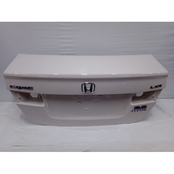 Tampa Traseira Honda Civic 2012 A 2016 Branco
