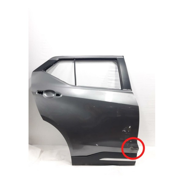 Porta Lata Traseira Direita Nissan Kicks 2018 Detalhe Traseira Direita Cinza-escuro