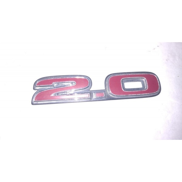 Emblema 2.0 Tampa Traseira Honda Civic 2014