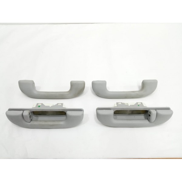 Jogo Alça Puxador Puta Merda Teto Jeep Compass 2020 Cinza