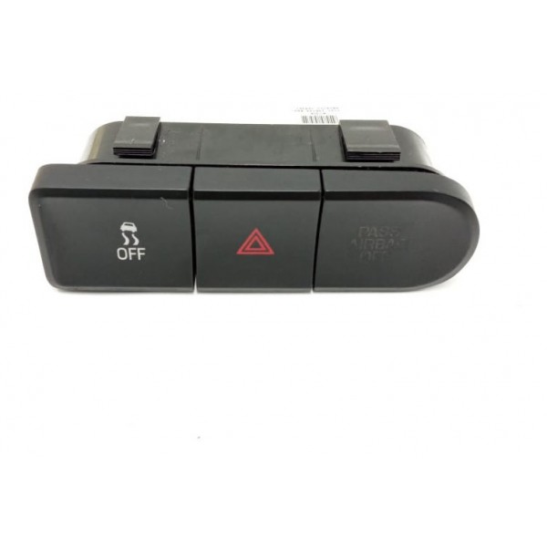 Botão Alerta/controle Tração Ford Edge 2010 Vermelho